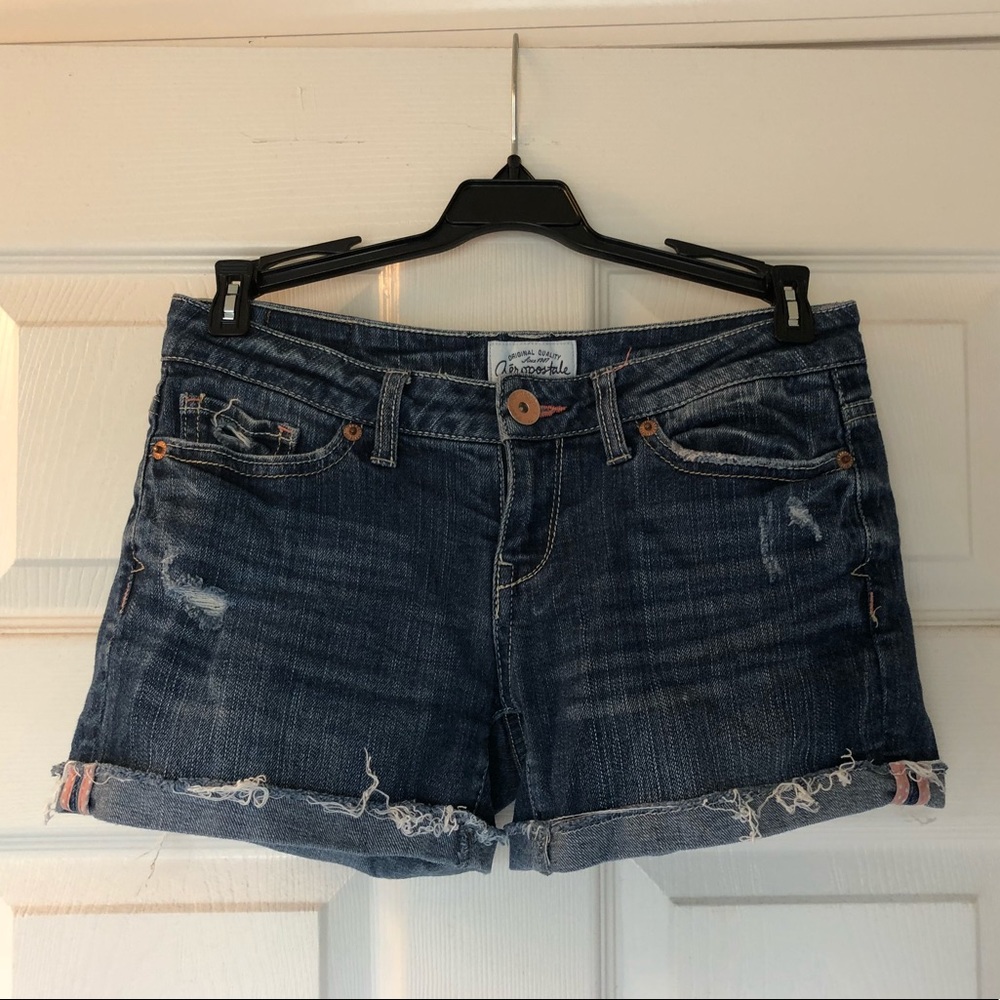 Midi Denim Shorts